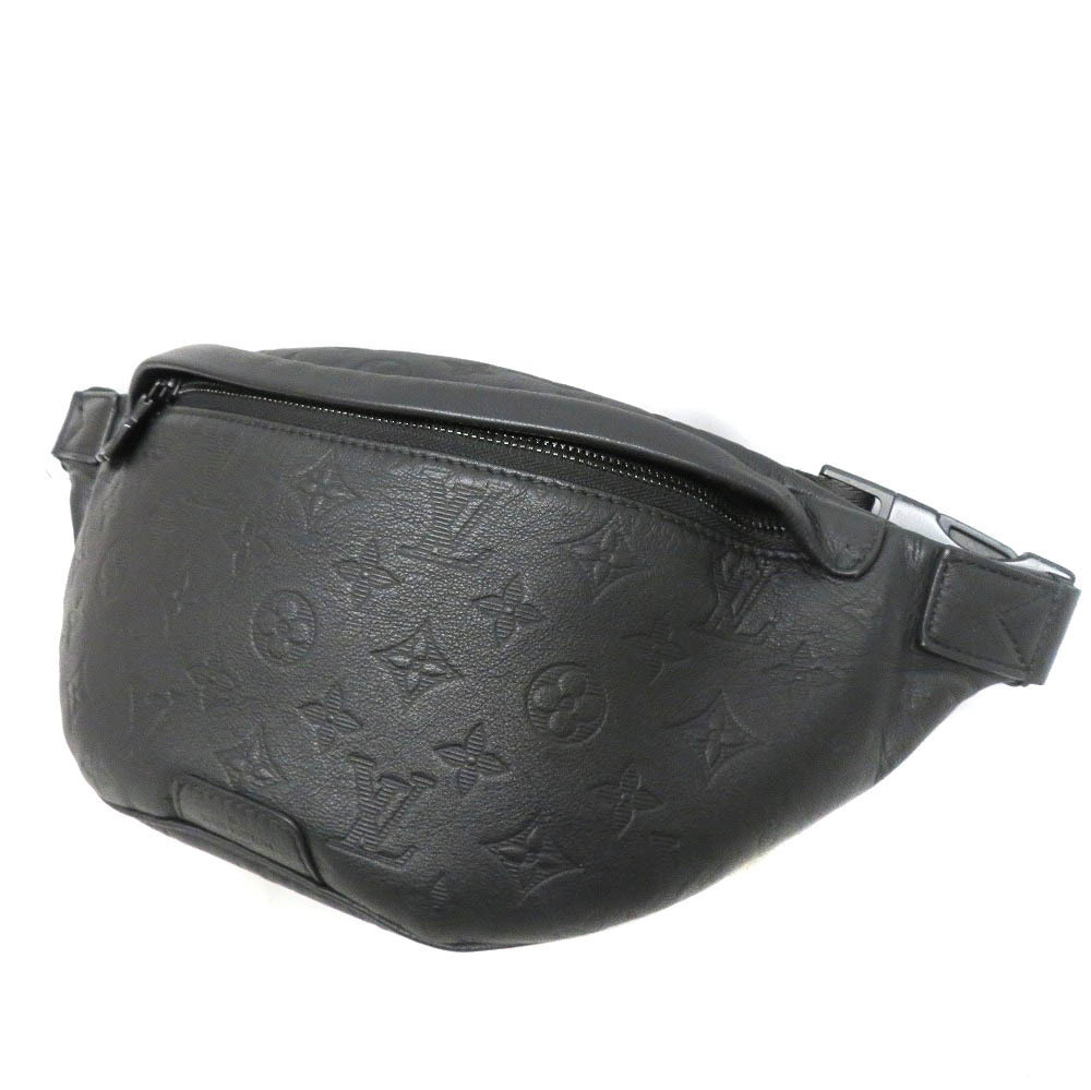 Louis Vuitton Discovery Bum Bag Monogram Waist Bag Canvas Leather Shadow Black